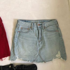 American eagle denim skirt